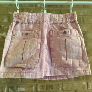 Pink NWT Free People Denim Summer Fall Pocket Skirt